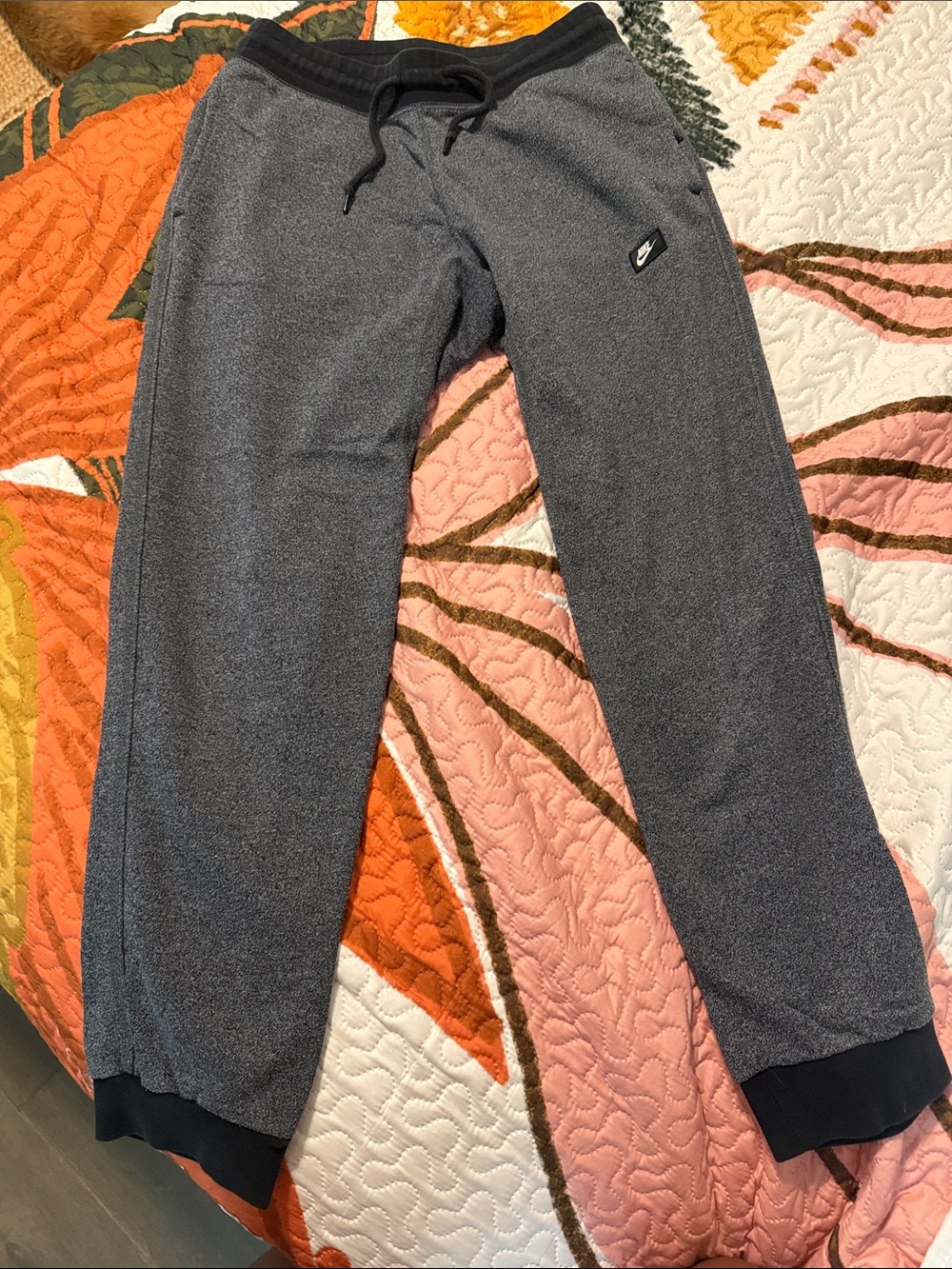 Nike Men’s Charcoal Grey Fleece Joggers
